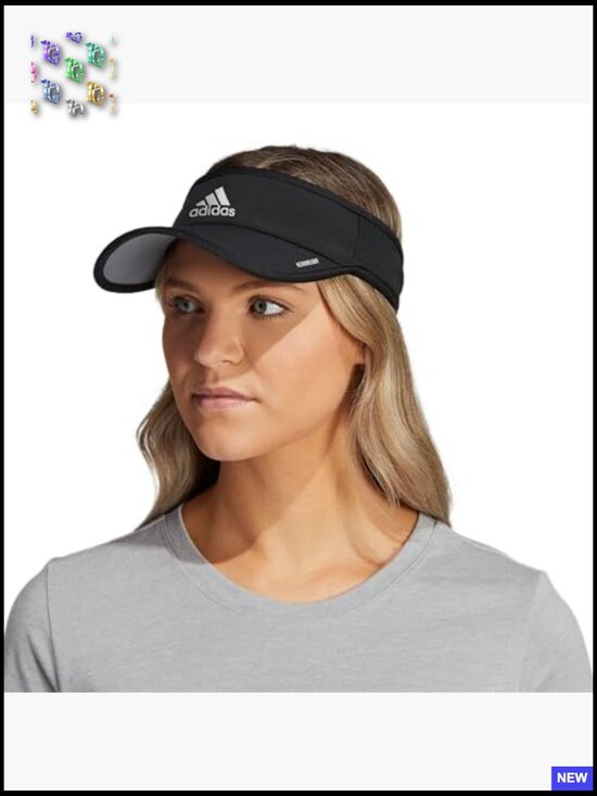 Lightweight Athletic Visor for Workouts Sun Protection Adjustable Pull-On
